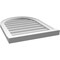 Ekena Millwork Round Top Surface Mount PVC Gable Vent w/ 2"W x 2"P Brickmould Sill Frame, 20"W x 26"H GVPRT20X2603SN - alternate 3